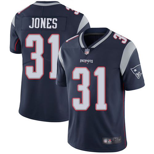 New England Patriots Football #31 Vapor Limited Navy Blue Men Jonathan Jones Home NFL Jersey->youth nfl jersey->Youth Jersey